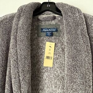 Tommy Bahama Plush Gray Robe